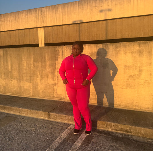 LKC Pink Fitted Active Jacket