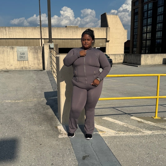 LKC Grey Fitted Active Jacket