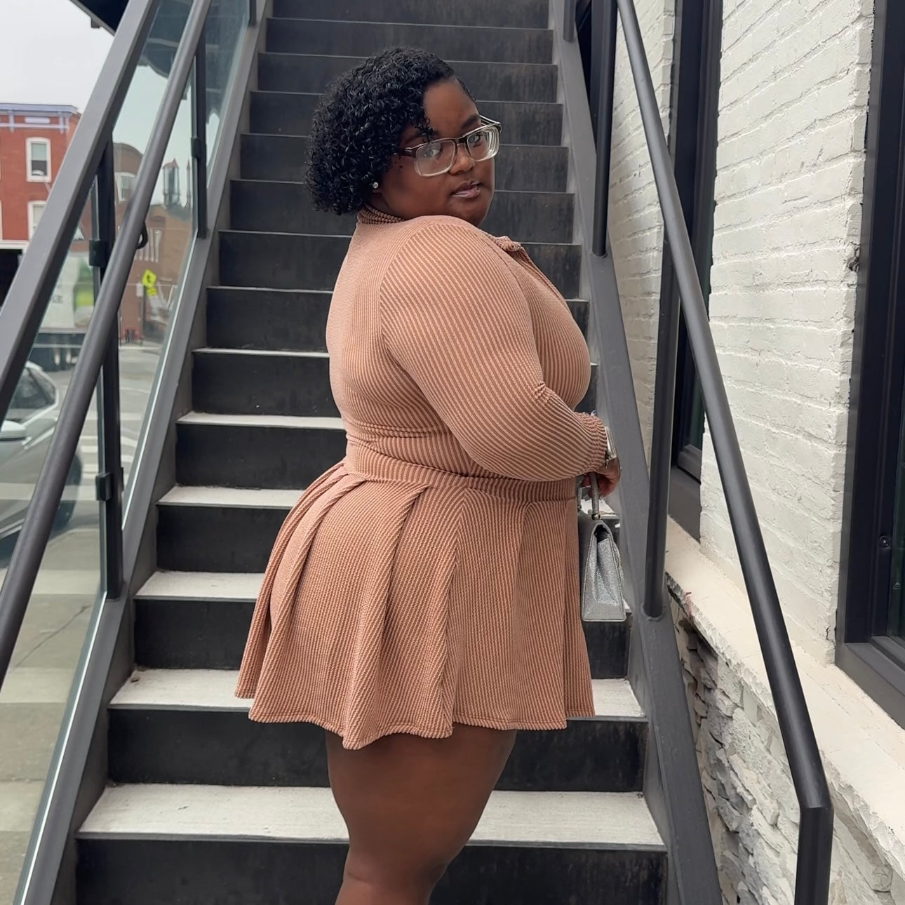 Ribbed Tennis Skirt Dress